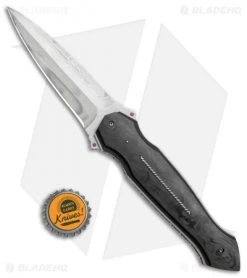 Corrie Schoeman Custom Folding Dagger Knife Marble CF (Damascus) -Knife Shop Corrie Schoeman Dagger Marble CF Damascus BHQ 109871 jr bottlecap