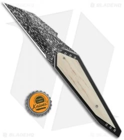 Corrie Schoeman D-Fuse Liner Lock Knife Bone/G-10 (3.5" Damascus) -Knife Shop Corrie Schoeman Defuse LL Bone G 10 Damascus BHQ 124141 jr bottlecap