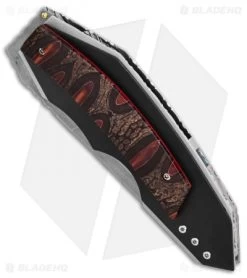 Corrie Schoeman Snout Liner Lock Knife Banksia Pod/G-10 (2.8" Hamon) -Knife Shop Corrie Schoeman Snout Banksia Prod G10 Hamon BHQ 86774 er spine