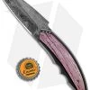 Corrie Schoeman Snout Liner Lock Knife Red Bone/G-10 (2.5" Damascus) -Knife Shop Corrie Schoeman Snout LL Red Bone G 10 Damascus BHQ 124142 jr bottlecap