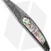 Corrie Schoeman Strike Liner Lock Knife Abalone/Carbon Fiber (3" Damascus) -Knife Shop Corrie Schoeman Strike LL Knife Marble Abalone G 10 Damascus BHQ 124144 jr