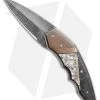 Corrie Schoeman X-Ecute Flipper Knife Abalone/Carbon Fiber (6" Damascus) -Knife Shop Corrie Schoeman XEcute abalone cf damascus BHQ 72036 er