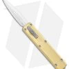 D Rocket Designs Zulu Spear D/A OTF Automatic Knife Aluminum-Bronze (2.8" Satin) -Knife Shop D Rocket Design Zulu Aluminum Bronze OTF Satin BHQ 103246 jr
