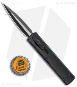 D Rocket Designs Zulu Spear D/A OTF Automatic Knife Black Out (2.8" Black/Satin) -Knife Shop D Rocket Design Zulu Spear DA OTF Auto Black Out Black Satin BHQ 96325 jr bottlecap