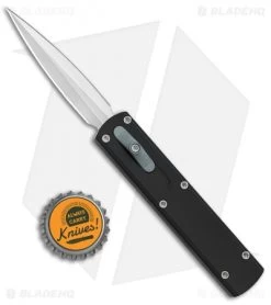 D Rocket Designs Zulu Spear D/A OTF Automatic Knife Black (2.8" Satin) -Knife Shop D Rocket Design Zulu Spear DA OTF Auto Black Satin BHQ 87612 jr bottlecap