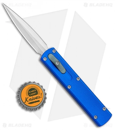D Rocket Designs Zulu Spear D/A OTF Automatic Knife Blue (2.8" Satin) 6 D Rocket Designs Zulu Spear D/A OTF Automatic Knife Blue (2.8" Satin) - Image 4