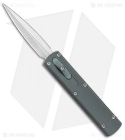 D Rocket Designs Zulu Spear D/A OTF Automatic Knife Gray (2.8" Satin)
