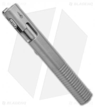 D Rocket Designs Oval V2 Pen Titanium Shorty (Gray) 5 D Rocket Designs Oval V2 Pen Titanium Shorty (Gray) - Image 3