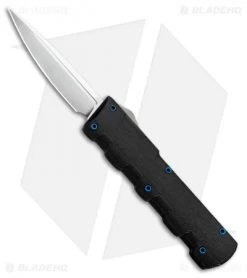 D Rocket Designs FIN D/A OTF Automatic Knife Black (2.75" Satin)