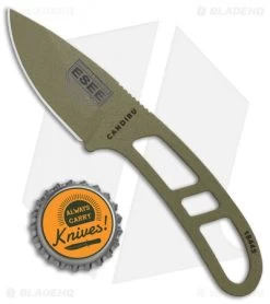 ESEE Candiru Fixed Blade Neck Knife (2" Dark Earth) -Knife Shop ESEE Candiru neck knife dark earth BHQ 24238 er jr bottlecap
