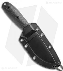 ESEE Knives ESEE-3PMB-001 Fixed Blade Knife Black G-10 (3.88" Black) -Knife Shop ESEE Knives ESEE 3PMB 001 Black G 10 Black BHQ 105741 jr sheath