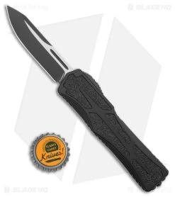 Heretic Knives Colossus OTF Automatic Knife Black (3.5" Two Tone) -Knife Shop Heretic Knives Colossus OTF Auto Black TT BHQ 179493 jr bottlecap