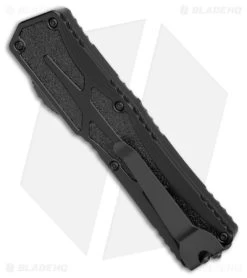 Heretic Knives Colossus OTF Automatic Knife Black (3.5" Two Tone) -Knife Shop Heretic Knives Colossus OTF Auto Black TT BHQ 179493 jr side