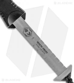 Heretic Knives Hydra OTF Automatic Knife Black Battleworn (3.625" Stonewash) -Knife Shop Heretic Knives Hydra OTF Auto Black Battleworn SW H006 5A BATTLE BHQ 112299 jr pull