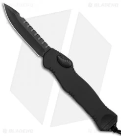 Heretic Knives Hydra OTF Automatic Knife Black (3.625" DLC)