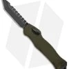 Heretic Knives Hydra OTF Automatic Knife Green Tanto (3.625" DLC) -Knife Shop Heretic Knives Hydra OTF Auto Green Tanto DLC H006 6A GRN BHQ 112297 jr