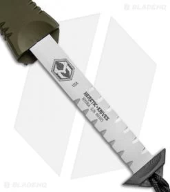 Heretic Knives Hydra OTF Automatic Knife Green Tanto (3.625" DLC) -Knife Shop Heretic Knives Hydra OTF Auto Green Tanto DLC H006 6A GRN BHQ 112297 jr pull