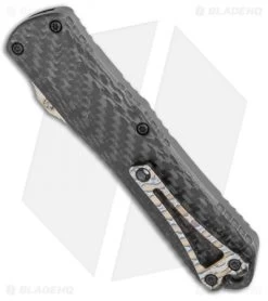 Heretic Knives Manticore-E D/A OTF Knife Black Tanto CF Back Cover (3.125" DLC) -Knife Shop Heretic Knives Manticore E D A OTF Knife Black Tanto CF Back Cover 3.125 DLC BHQ 118698 LS Side