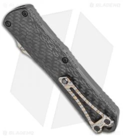 Heretic Knives Manticore-E D/A OTF Knife DLC Recurve CF Back Cover (3.125" DLC) -Knife Shop Heretic Knives Manticore E D A OTF Knife DLC Recurve CF Back Cover 3.125 DLC BHQ 118697 LS Side