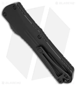 Heretic Knives Manticore-E DE OTF Knife Black (3.25" Black) H028-11A-T -Knife Shop Heretic Knives Manticore E DE OTF Black TT Black BHQ 165642 jr side