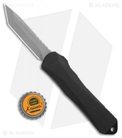 Heretic Knives Manticore-E D/A OTF Knife Black Tanto (3.125" Battleworn) -Knife Shop Heretic Knives Manticore E OTF Black Tanto Battleworn H027 5A BHQ 109472 jr bottlecap