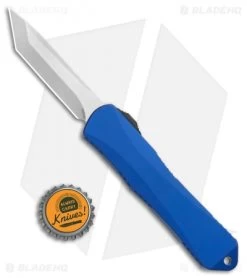 Heretic Knives Manticore-E D/A OTF Knife Blue Tanto (3.125" Stonewash) -Knife Shop Heretic Knives Manticore E OTF Blue Tanto SW H027 2A BLU BHQ 109489 jr bottlecap