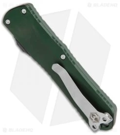 Heretic Knives Manticore-E Recurve OTF Green Aluminum (3.125" SW) -Knife Shop Heretic Knives Manticore E Recurve OTF Green SW BHQ 109480 jr side