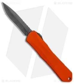 Heretic Knives Manticore-E D/A Recurve OTF Orange Aluminum (3.125" DLC)