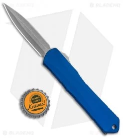 Heretic Knives Manticore-S Double Edge OTF Blue (2.63" Battleworn) -Knife Shop Heretic Knives Manticore S Double Edge OTF Blue Battleworn H024 5A BL BHQ 95076 jr bottlecap