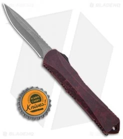 Heretic Knives Manticore-S Recurve OTF Red (2.63" Stonewash) -Knife Shop Heretic Knives Manticore S Recurve OTF Breakthrough Red Battleworn H025 5A BRKRD BHQ 99361 jr bottlecap