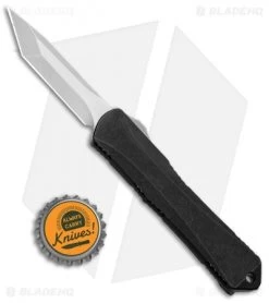 Heretic Knives Manticore-S Tanto OTF Automatic Knife Battleworn Black (2.63" SW) -Knife Shop Heretic Knives Manticore S Tanto OTF Auto Battleworn Black SW BHQ 101240 jr bottlecap