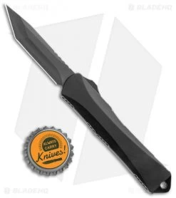 Heretic Knives Manticore-S Tanto OTF Automatic Knife Battle Worn (2.63" DLC) -Knife Shop Heretic Knives Manticore S Tanto OTF Auto Black Battle Worn DLC H023 6A BATTLE BHQ 104204 jr BOTTLECAP