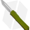 Heretic Knives Manticore-S Tanto OTF Automatic Knife OD Green (2.63" Stonewash) -Knife Shop Heretic Knives Manticore S Tanto OTF Auto Green SW BHQ 101241 jr