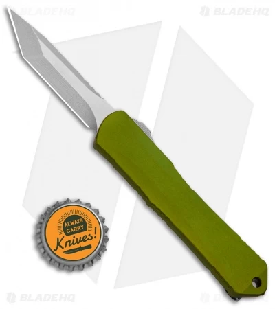 Heretic Knives Manticore-S Tanto OTF Automatic Knife OD Green (2.63" Stonewash) 6 Heretic Knives Manticore-S Tanto OTF Automatic Knife OD Green (2.63" Stonewash) - Image 4