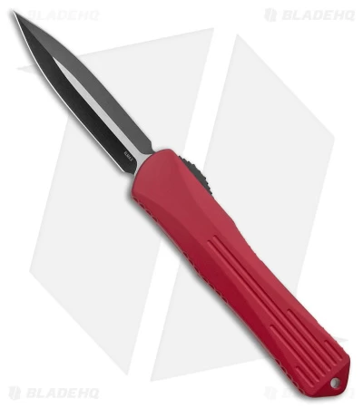 Heretic Knives Manticore-X Double Edge OTF Knife Red (3.75" Two Tone Black) 3 Heretic Knives Manticore-X Double Edge OTF Knife Red (3.75" Two Tone Black)
