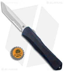 Heretic Knives Manticore-X Tanto OTF Breakthrough Blue (3.75" Stonewash) Serr -Knife Shop Heretic Knives Manticore X Tanto OTF Breakthrough Blue SW Serr H031 2B BRKBL BHQ 97900 jr bottlecap