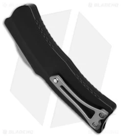 Heretic Knives ROC D/A OTF Automatic Knife Black Aluminum (3" Satin) -Knife Shop Heretic Knives ROA DA OTF AK Black Alum 3in Satin BHQ 178585 td side