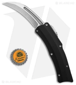 Heretic Knives ROC D/A OTF Automatic Knife Black Aluminum(3" Stonewash) -Knife Shop Heritic Knives ROC DA OTF AK Black Aluminum 3in SW BHQ 178142 td size