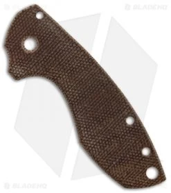 Karbadize CRKT Pilar Replacement Scale - Natural Canvas Micarta