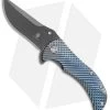 Kizer Zambi Frame Lock Knife Blue Titanium (3.625" Gray) KI4434A2 -Knife Shop Kizer Cutlery Zambi BHQ 55299 er