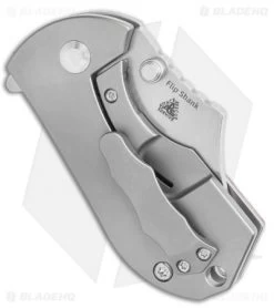 Kizer Flip Shank Frame Lock Knife Tan Micarta (2" Stonewash) Ki2521A3 -Knife Shop Kizer Flip Shank Frame Lock Knife Micarta Stonewash Ki2521A3 BHQ 117841 LS Side
