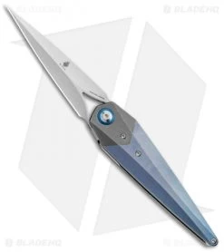 Kizer Isham Soze Dagger Liner Lock Knife Titanium (3.65" Stonewash) Ki4513A1