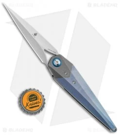 Kizer Isham Soze Dagger Liner Lock Knife Titanium (3.65" Stonewash) Ki4513A1 -Knife Shop Kizer Isham Soze Dagger LL Ti SW Ki4513A1 BHQ 85169 jr bottlecap