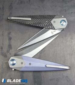 Kizer Isham Soze Dagger Liner Lock Knife Titanium (3.65" Stonewash) Ki4513A1 -Knife Shop Kizer Isham Soze Dagger Liner Lock Knife Titanium Stonewash Ki4513A1 BHQ 85169 kp steel z web