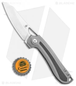 Kizer Kobold Frame Lock Knife Ti/CF (2.94" Satin) Ki3542 -Knife Shop Kizer Kobold FL Ti CF Satin Ki3542 BHQ 106832 jr bottlecap