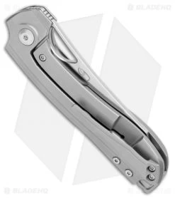 Kizer Kobold Frame Lock Knife Ti/CF (2.94" Satin) Ki3542 -Knife Shop Kizer Kobold FL Ti CF Satin Ki3542 BHQ 106832 jr side