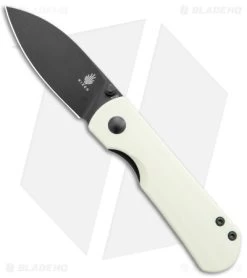 Kizer Laconico Yorkie Liner Lock Knife Ivory G-10 (2.5" Black )
