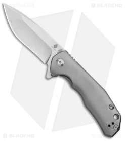 Kizer Ning Shoal Knife Gray Ti (3" Stonewash) Ki3469S1