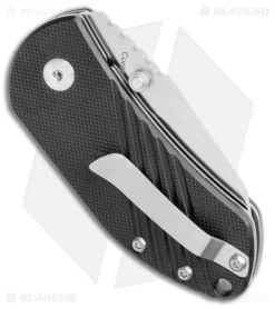 Kizer Lundquist Contrail Liner Lock Knife Black G-10 (2" Satin) V2540C1 -Knife Shop Kizer Lundquist Contrail Liner Lock Knife Black G 10 2.125in Satin V2540C1 BHQ 111265 LS Side