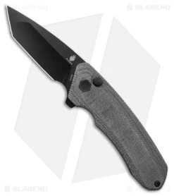 Kizer Mad Tanto Plunge Lock Knife Black Micarta (3.25" Black) V4602C1